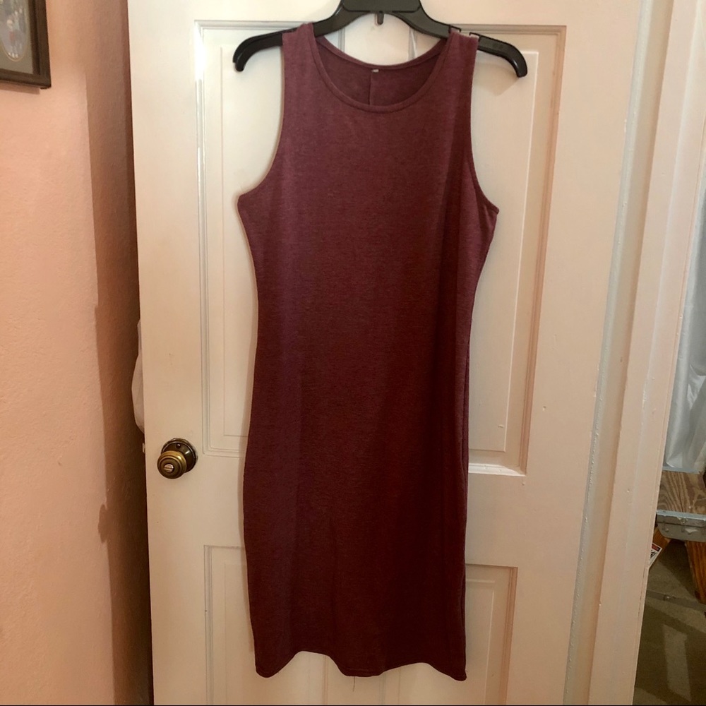 Bodycon mid length dress